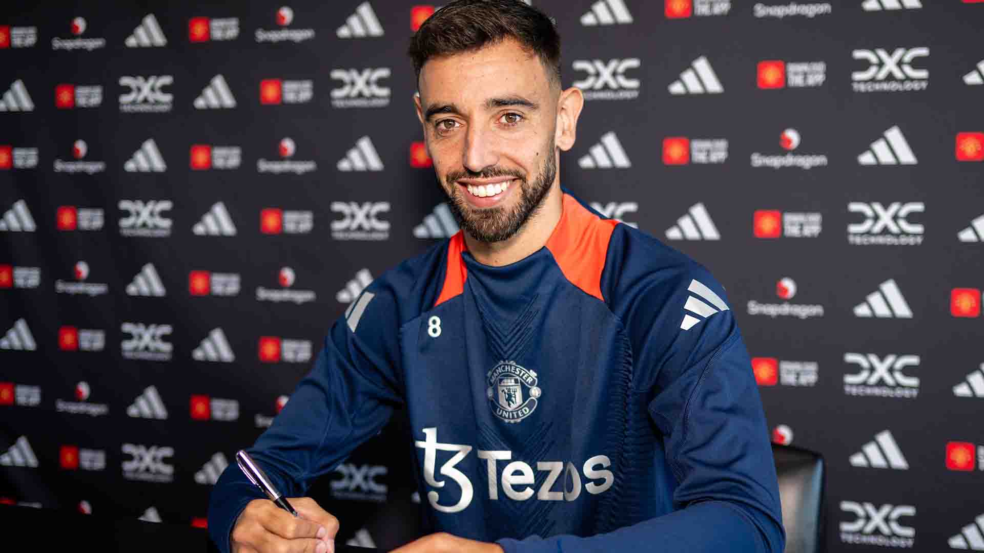 Kontrak Baru Jadi Bukti Komitmen Bruno Fernandes untuk Manchester United